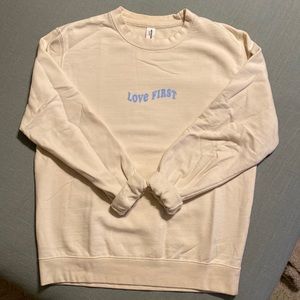 he would love first sweatshirt